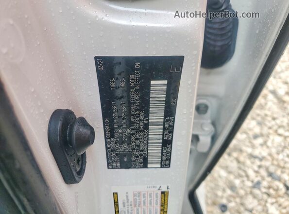 JTJDARBZ0M5029356 2021 LEXUS NX White VIN կոդի պիտակի տեսք