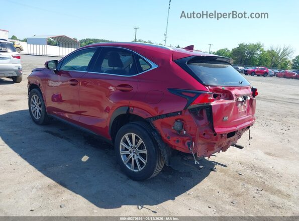 JTJDARBZ1M5026806 2021 LEXUS NX 300 Red Հետևի ձախ