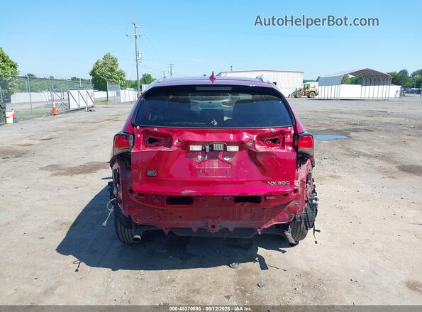 JTJDARBZ1M5026806 2021 LEXUS NX 300 Red 