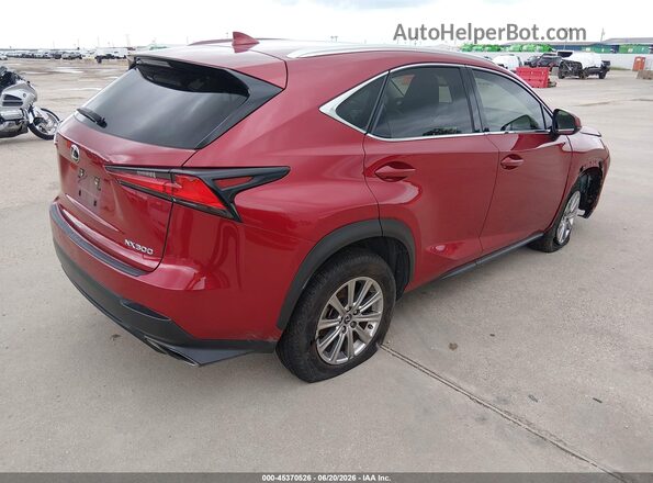 JTJDARBZ4L5008363 2020 LEXUS NX 300 Red Rear right