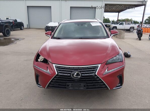 JTJDARBZ4L5008363 2020 LEXUS NX 300 Red Rear interior view