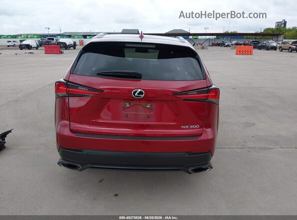 JTJDARBZ4L5008363 2020 LEXUS NX 300 Red 