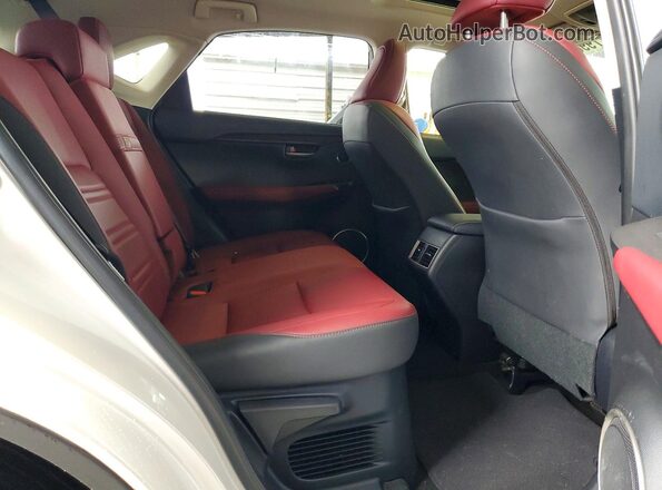 JTJDARBZ9M5021272 2021 LEXUS NX Silver უკანა სალონის ხედი
