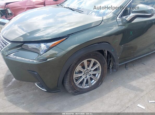 JTJDARBZXM2191416 2021 LEXUS NX 300 Green Front view