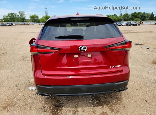 JTJDARDZ3M5023810 2021 LEXUS NX Red Հետևի տեսք