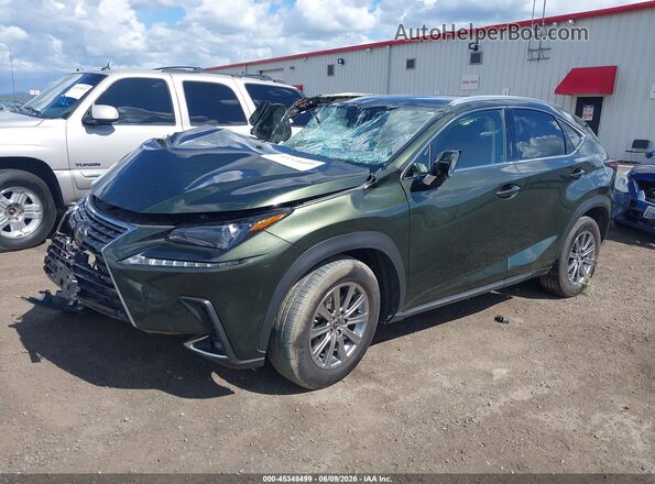 JTJDARDZ9M2243888 2021 LEXUS NX 300 Зеленый Передняя левая четверть