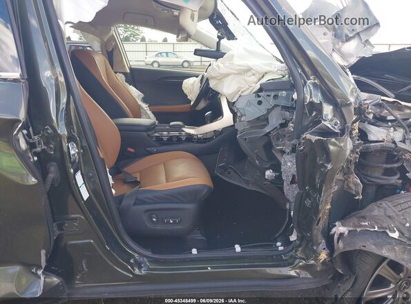 JTJDARDZ9M2243888 2021 LEXUS NX 300 Зеленый Вид салона спереди