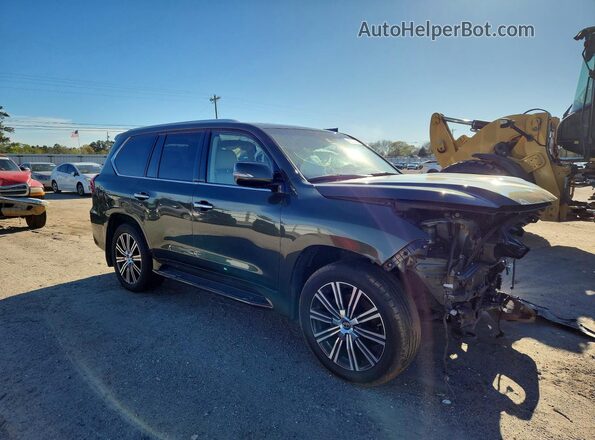 JTJDY7AX0M4335351 2021 LEXUS LX Green Передня права чверть