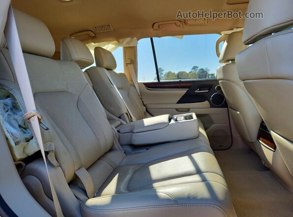 JTJDY7AX0M4335351 2021 LEXUS LX Green Вид задньої частини салону