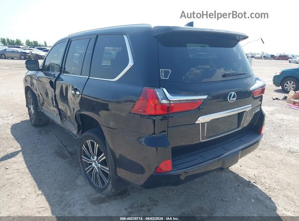 JTJDY7AX0M4355955 2021 LEXUS LX 570 Black Trasero izquierdo