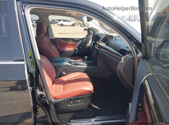 JTJDY7AX0M4355955 2021 LEXUS LX 570 Black Vista interior delantera