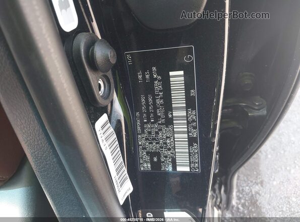JTJDY7AX0M4355955 2021 LEXUS LX 570 Black Vista del compartimento del motor