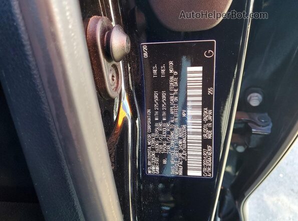 JTJDY7AX4M4333098 2021 LEXUS LX Black VIN sticker view