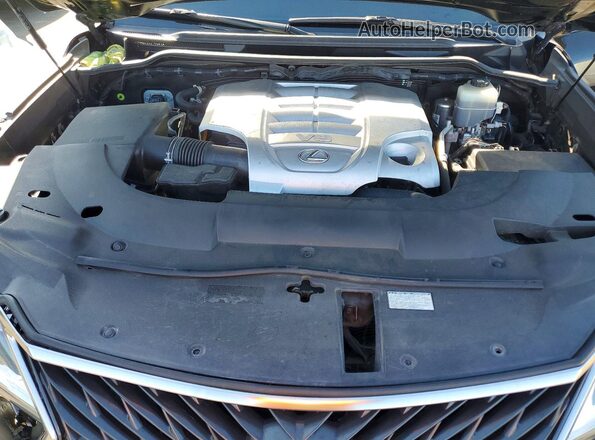 JTJDY7AX4M4333098 2021 LEXUS LX Black Engine compartment view