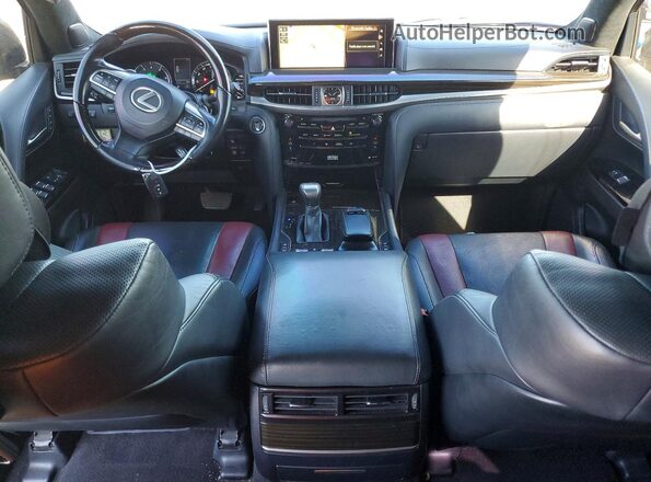 JTJDY7AX4M4333098 2021 LEXUS LX Black Dashboard view