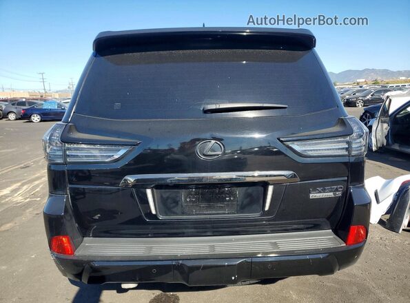 JTJDY7AX4M4333098 2021 LEXUS LX Black Rear view