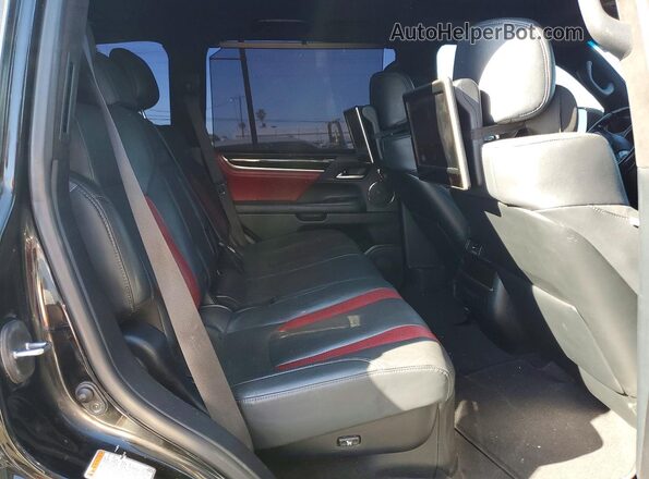 JTJDY7AX4M4333098 2021 LEXUS LX Black Rear interior view