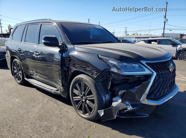 JTJDY7AX4M4333098 2021 LEXUS LX Black Front right