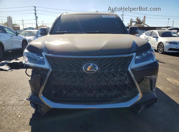 JTJDY7AX4M4333098 2021 LEXUS LX Black Front view