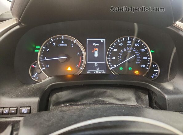 JTJDZKCA2J2006439 2018 LEXUS RX White Instrument cluster view