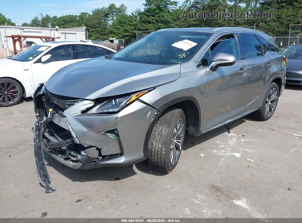 JTJDZKCA2K2019127 2019 LEXUS RX 350L Gray Vista tres cuartos delantera izquierda