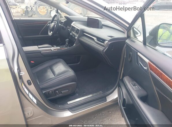 JTJDZKCA2K2019466 2019 LEXUS RX 350L Gray Вид салону спереду