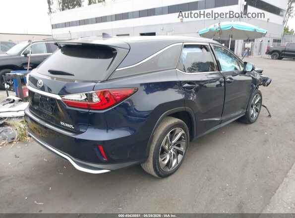 JTJDZKCA3K2020335 2019 LEXUS RX 350L Синий Задняя правая четверть