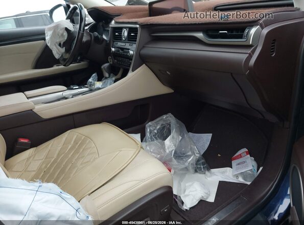 JTJDZKCA3K2020335 2019 LEXUS RX 350L Синий Вид салона спереди