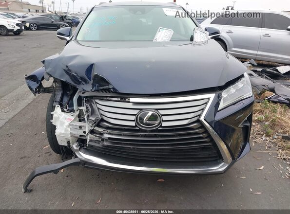 JTJDZKCA3K2020335 2019 LEXUS RX 350L Синий Вид задней части салона