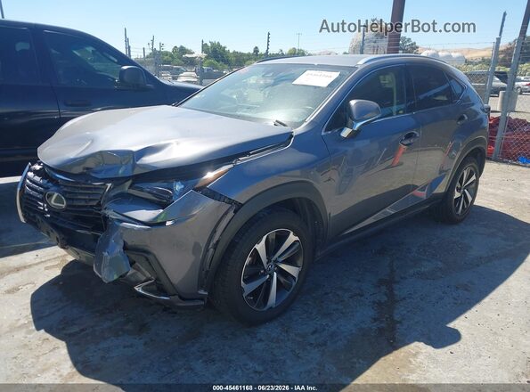 JTJGARBZ2M2180049 2021 LEXUS NX 300 Gray Front left