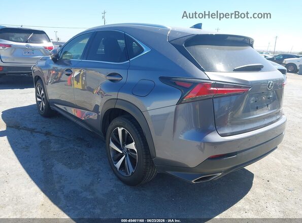 JTJGARBZ2M2180049 2021 LEXUS NX 300 Gray Rear left