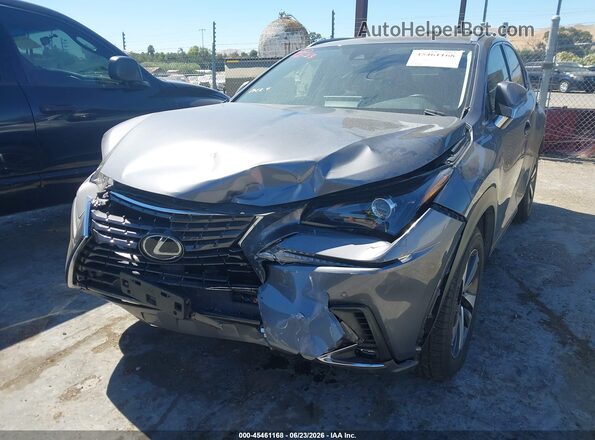 JTJGARBZ2M2180049 2021 LEXUS NX 300 Gray Front view