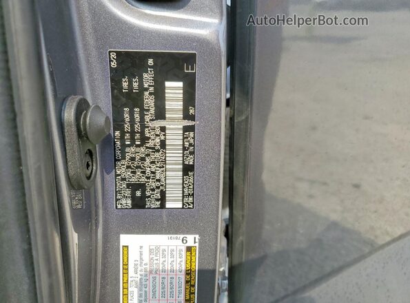 JTJGARBZ3L2174372 2020 LEXUS NX Gray Շարժիչի բաժամունքի տեսք