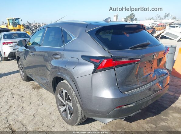 JTJGARBZ4M2199413 2021 LEXUS NX 300 Gray Trasero izquierdo
