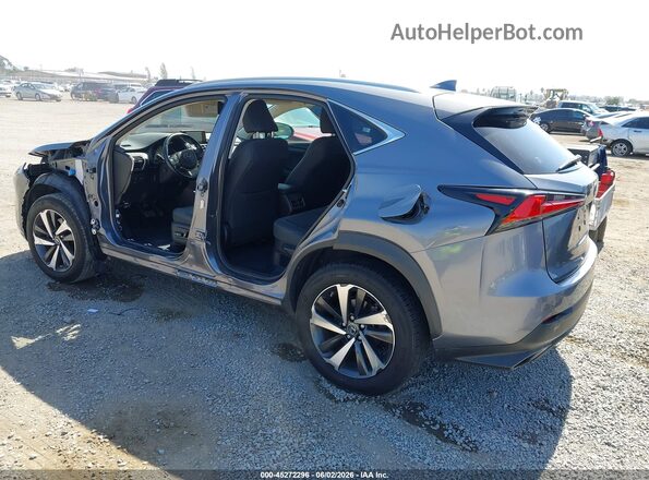 JTJGARBZ8M2194201 2021 LEXUS NX 300 Gray Trasero izquierdo