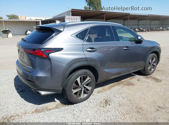 JTJGARBZ8M2194201 2021 LEXUS NX 300 Gray Trasero derecho