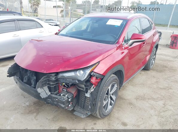 JTJGARBZXM5023917 2021 LEXUS NX 300 Red Front left