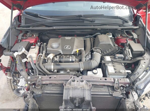 JTJGARBZXM5023917 2021 LEXUS NX 300 Red Rear view