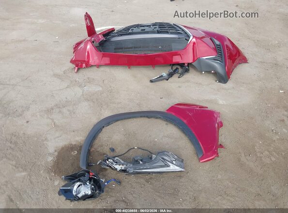 JTJGARBZXM5023917 2021 LEXUS NX 300 Red Instrument cluster view
