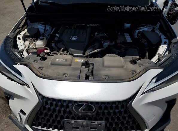 JTJGGCEZ3P5005433 2023 LEXUS NX White Engine compartment view
