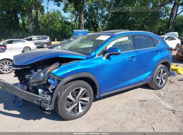JTJGJRDZ7L2138391 2020 LEXUS NX 300H Blue Front left