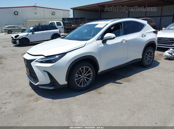 JTJGKCEZ1S2060178 2025 LEXUS NX 350H White Vista tres cuartos delantera izquierda