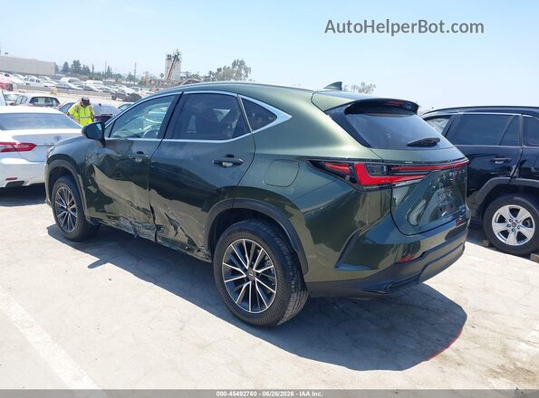 JTJGKCEZ2N2003119 2022 LEXUS NX 350H Green Rear left