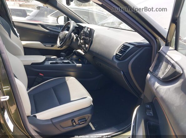 JTJGKCEZ2N2003119 2022 LEXUS NX 350H Green Front interior view