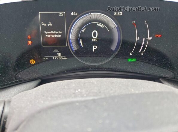 JTJGKCEZ2S5036731 2025 LEXUS NX Black Instrument cluster view