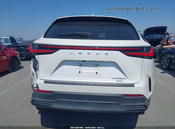 JTJGKCEZ3R5016529 2024 LEXUS NX 350H Белый 