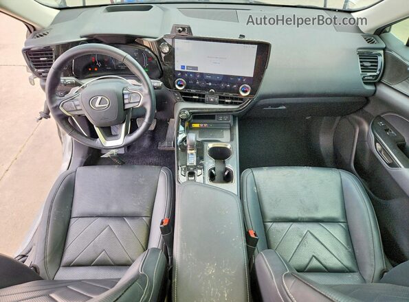 JTJHKCEZ5N2005449 2022 LEXUS NX Silver Dashboard view