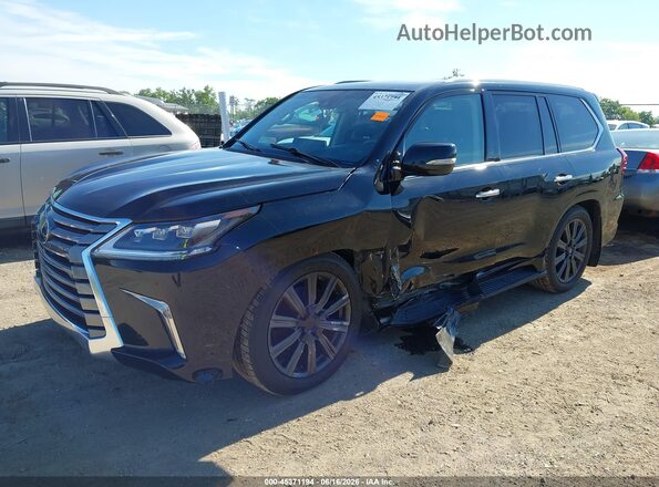 JTJHY7AX0G4217113 2016 LEXUS LX 570 Black Vista tres cuartos delantera izquierda