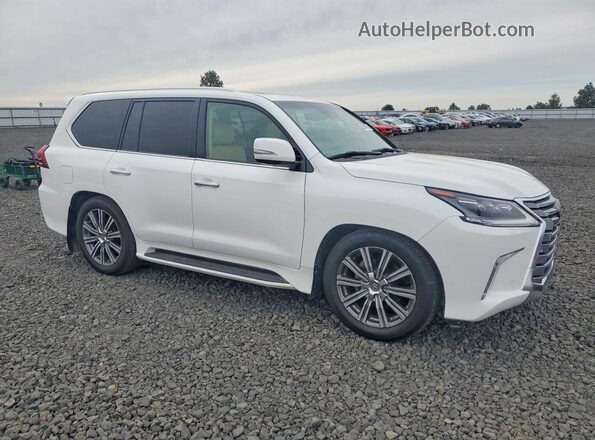 JTJHY7AX5H4225161 2017 LEXUS LX Белый Передняя правая четверть