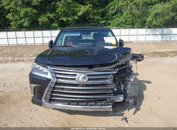 JTJHY7AX7H4241622 2017 LEXUS LX 570 Black ხელსაწყოთა პანელის ხედი